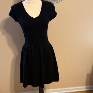 French connection cashmere mini Elegant Black Women's Dress